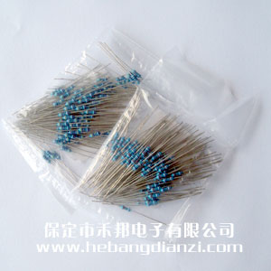 1/4W金屬膜 0.1%  精密直插電阻
