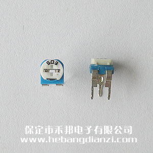 503 臥式藍白可調電阻 50K