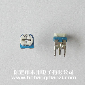 103 臥式藍白可調電阻 10K