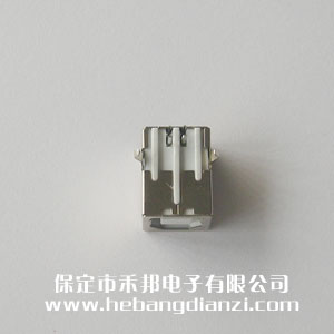 USB-B座 臥式