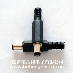 DC單孔電源插頭 內徑2.1