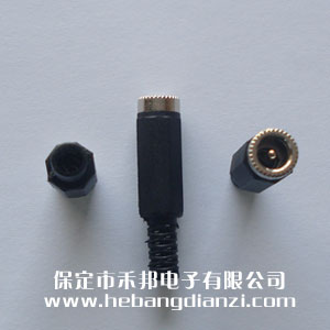 焊線DC單孔電源座 內徑2.1