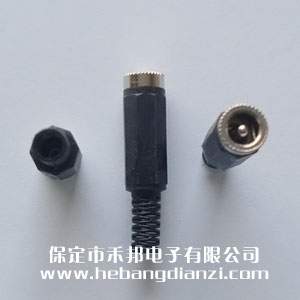 焊線DC單孔電源座 內徑2.5