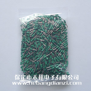 VE管型端子 E7508 內孔徑1.2 綠色