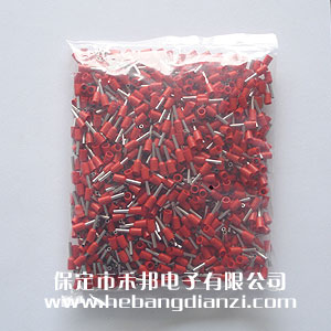VE管型端子 E1508 內孔徑1.7 紅色