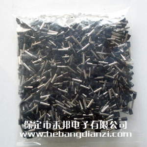 VE管型端子 E2512 內孔徑2.3 黑色